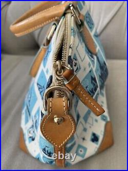 Disneyland 60th Anniversary Dooney & Bourke Crossbody Satchel Purse Handbag Blue