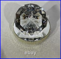 Disneyland 60th Anniversary Event Exclusive Gift Diamond Paperweight