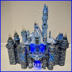 Disneyland 60th Anniversary Light Up Sleeping Beauty Castle Disney Sculpture 60