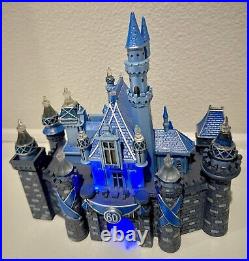 Disneyland 60th Anniversary Light Up Sleeping Beauty Castle Disney Sculpture 60