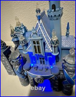 Disneyland 60th Anniversary Light Up Sleeping Beauty Castle Disney Sculpture 60