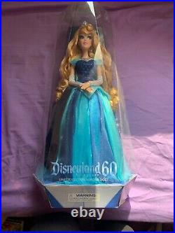 Disneyland 60th Anniversary Limited Edition Aurora blue dress Designer Doll 17
