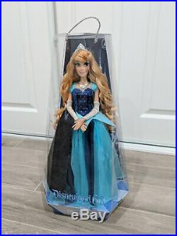 Disneyland 60th Anniversary Limited Edition Princess Aurora Doll + Shopping Bag