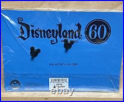Disneyland 60th Anniversary Marquee Jumbo Pin W Litho LE 1000 Signed