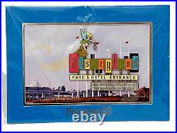 Disneyland 60th Anniversary Marquee Jumbo Pin with Litho Limited Edition 1000