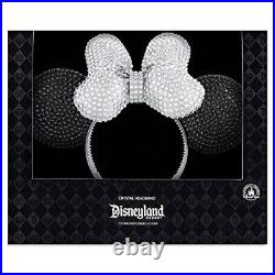 Disneyland 60th Anniversary Minnie Crystal Ears Limited Edition Disneyland 60th Anniversary Minnie Crystal Ears Limited Edition