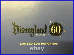 Disneyland 60th Anniversary Walt And Mickey Super Jumbo Pin LE 500 (B6)