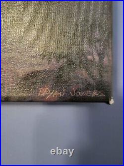 Disneyland 60th Diamond Anniversary painted canvas print by Bryan Jowers RARE