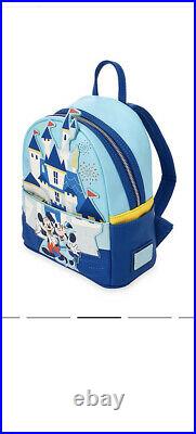 Disneyland 65TH ANNIVERSARY Loungefly Backpack Mickey Minnie Castle CONFIRMED