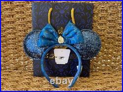 Disneyland 65th Anniversary Club 33 Minnie Ears Headband with Bag