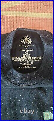 Disneyland 65th Anniversary Happiest Place On Earth Spirit Jersey XS Blue Disney
