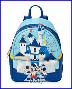Disneyland 65th Anniversary Loungefly Backpack! Mickey and Minnie
