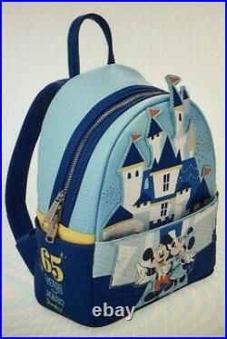 Disneyland 65th Anniversary Loungefly Mini Backpack & Ornament Limited Edition