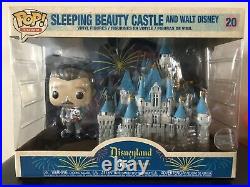Disneyland 65th Anniversary Sleeping Beauty Castle Walt Disney Funko Pop In Hand