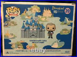 Disneyland 65th Anniversary Sleeping Beauty Castle with Walt Disney Funko Pop