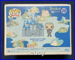 Disneyland 65th Anniversary Sleeping Beauty Castle with Walt Disney Funko Pop RE