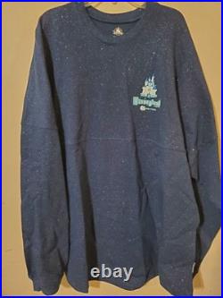 Disneyland 65th Anniversary Spirit Glitter Shirt Adult XL NWT Disney Collector