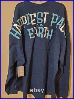 Disneyland 65th Anniversary Spirit Glitter Shirt Adult XL NWT Disney Collector