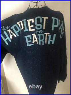 Disneyland 65th Anniversary Spirit Jersey Blue Happiest Place On Earth Shirt M