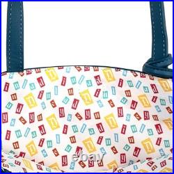 Disneyland 65th Anniversary The Happiest Place on Earth Loungefly Tote Bag NWT