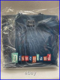Disneyland 65th Anniversary The Happiest Place on Earth Loungefly Tote Bag NWT