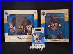 Disneyland 70th Anniversary 3 PIN SET Mickey & Minnie LE 2000 & Tinkerbell