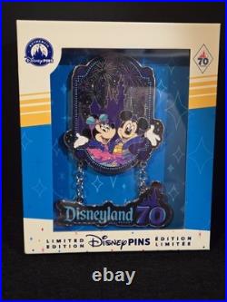 Disneyland 70th Anniversary 3 PIN SET Mickey & Minnie LE 2000 & Tinkerbell