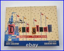 Disneyland 70th Anniversary 5 Pin Box Set Happiest Place On Earth! LE 1500