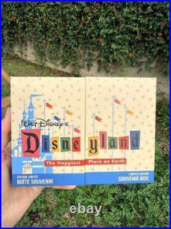 Disneyland 70th Anniversary 5 Pin Box Set Happiest Place On Earth! LE 1500