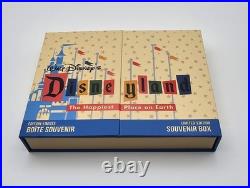 Disneyland 70th Anniversary 5 Pin Box Set Happiest Place On Earth! LE 1500