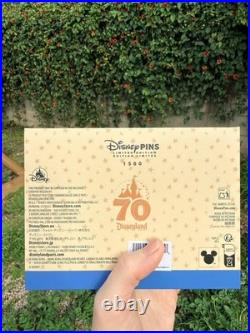 Disneyland 70th Anniversary 5 Pin Box Set Happiest Place On Earth! LE 1500