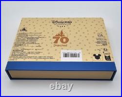 Disneyland 70th Anniversary 5 Pin Box Set Happiest Place On Earth! LE 1500