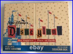 Disneyland 70th Anniversary 5 pin box set Happiest place On Earth! LE 1500