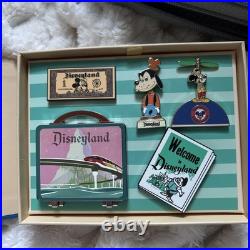 Disneyland 70th Anniversary 5 pin box set Happiest place On Earth! LE 1500