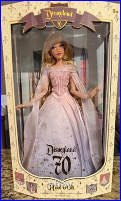 Disneyland 70th Anniversary- Aurora Sleeping Beauty Doll- Limited Ed- NEW in BOX
