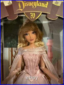 Disneyland 70th Anniversary- Aurora Sleeping Beauty Doll- Limited Ed- NEW in BOX