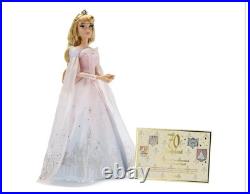 Disneyland 70th Anniversary Aurora Sleeping Beauty Doll Limited Edition NIB