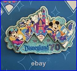 Disneyland 70th Anniversary CAST MEMBER EXCLUSIVE Limited Edition Pin Disneyland 70th Anniversary CAST MEMBER EXCLUSIVE Limited Edition Pin