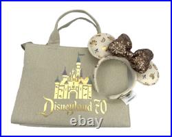 Disneyland 70th Anniversary Castle Ears & Handbag with Shoulder Strap 2025 (DD)