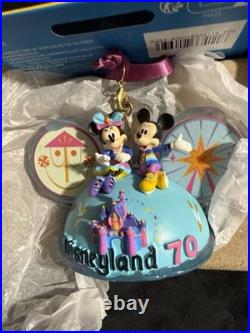 Disneyland 70th Anniversary Castle Ornament Lot
