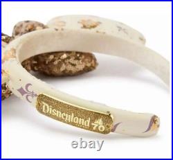 Disneyland 70th Anniversary Celebration Gold Castle Sequin Ears NWT SEALED