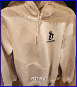Disneyland 70th Anniversary Celebration Tan Map Pull Over Hoodie MEDIUM New 2025 Disneyland 70th Anniversary Celebration Tan Map Pull Over Hoodie MEDIUM New 2025