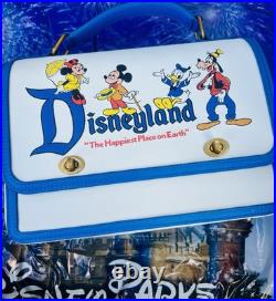 Disneyland 70th Anniversary Crossbody Loungefly Mickey & Friends New 2025