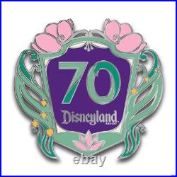 Disneyland 70th Anniversary Destinations Pin Set Limited Edition D23-Exclusive