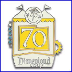 Disneyland 70th Anniversary Destinations Pin Set Limited Edition D23-Exclusive
