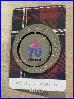 Disneyland 70th Anniversary Exclusive VIP Tour Pin Lot 1st Visit Goofy's Kitchen