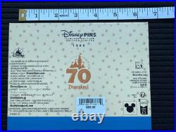 Disneyland 70th Anniversary LE 1500 5-Pin Box Set Happiest Place on Earth