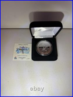 Disneyland 70th Anniversary Limited Edition Platinum Plated Coin 1,350