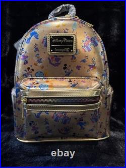 Disneyland 70th Anniversary Loungefly Mini Backpack Mickey Mouse Minnie Mouse