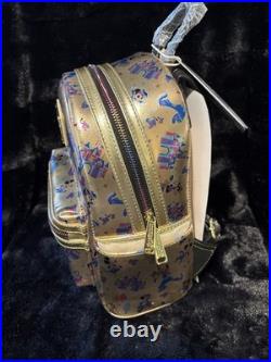 Disneyland 70th Anniversary Loungefly Mini Backpack Mickey Mouse Minnie Mouse